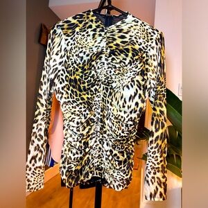 Marciano Leopard fitted shirt long sleeve size M